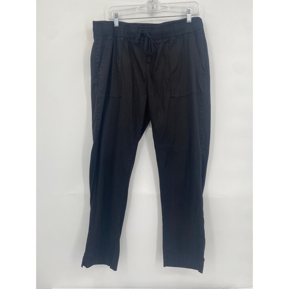 Buffalo Women's Black Tencel Pant Pull-on Elastic Waist size Large